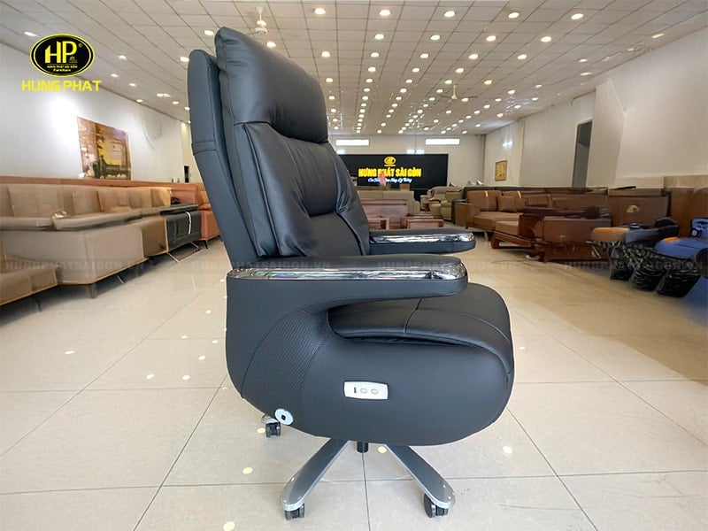 ghế phòng giám đốc bọc da bò cd-a2313b