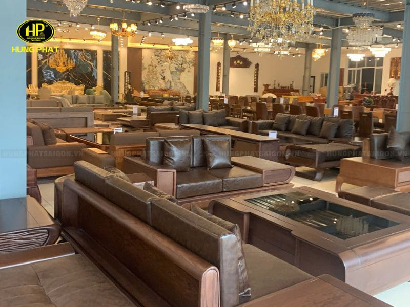 mẫu mã sofa tại cửa hàng vĩnh yên đa dạng