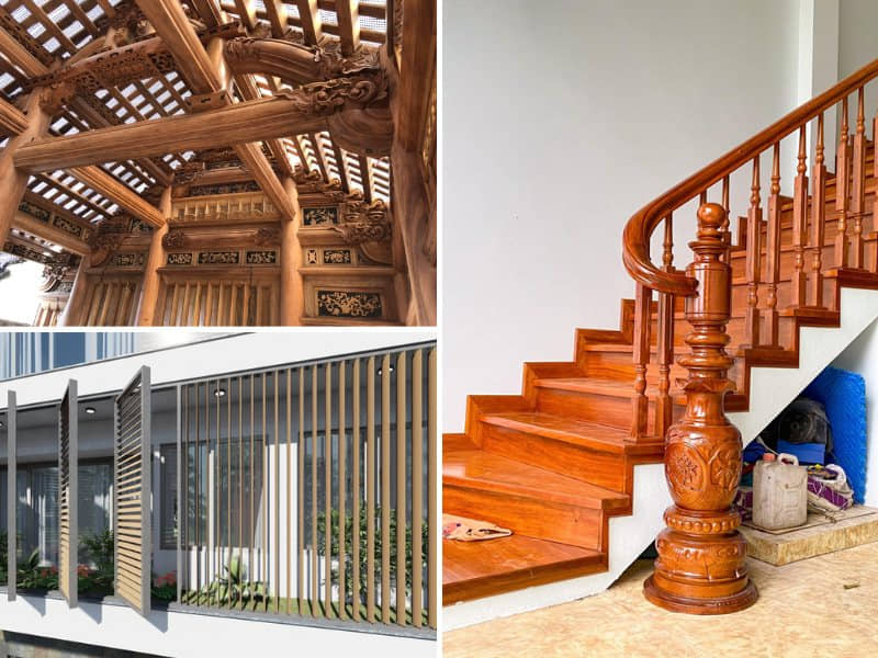 ứng dụng của gỗ trong xây dựng