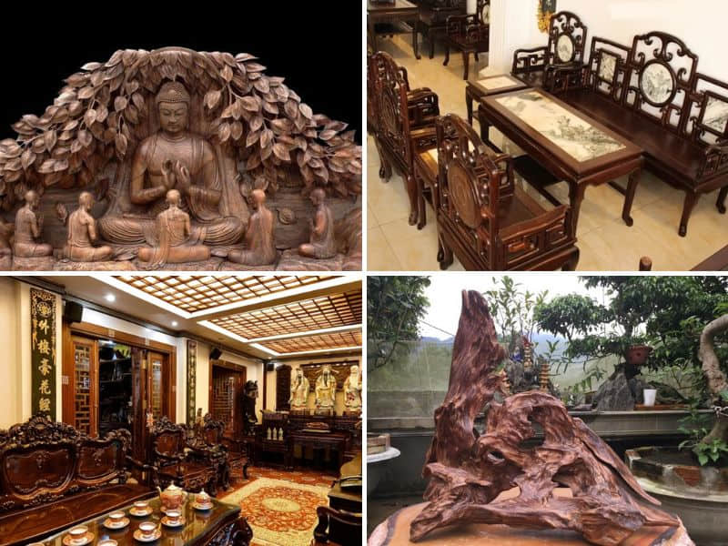 ứng dụng của gỗ quý hiếm