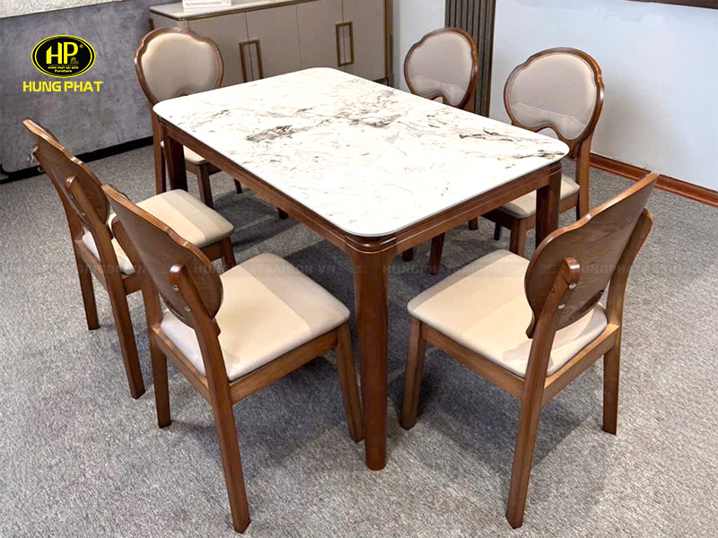 bô bàn 6 ghế ăn nhập khẩu ad-k93