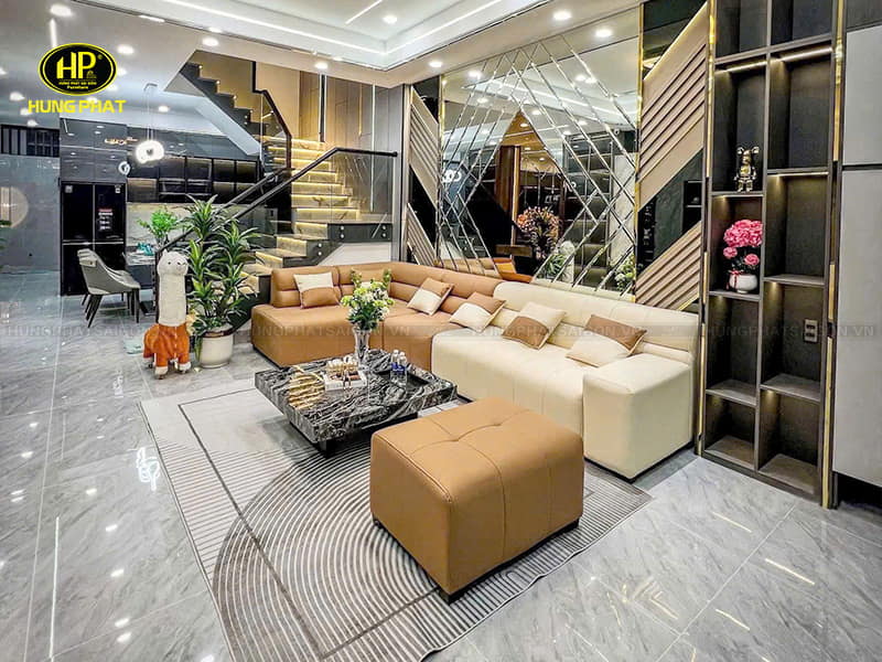 bộ sofa da chống trầy hd-116