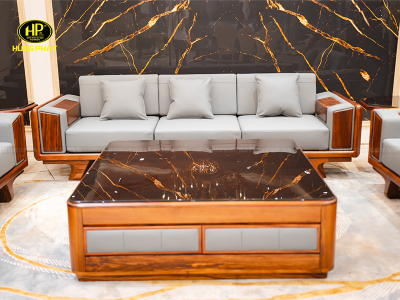 khung gỗ hương xám hh-105 bền đẹp chắc chắn