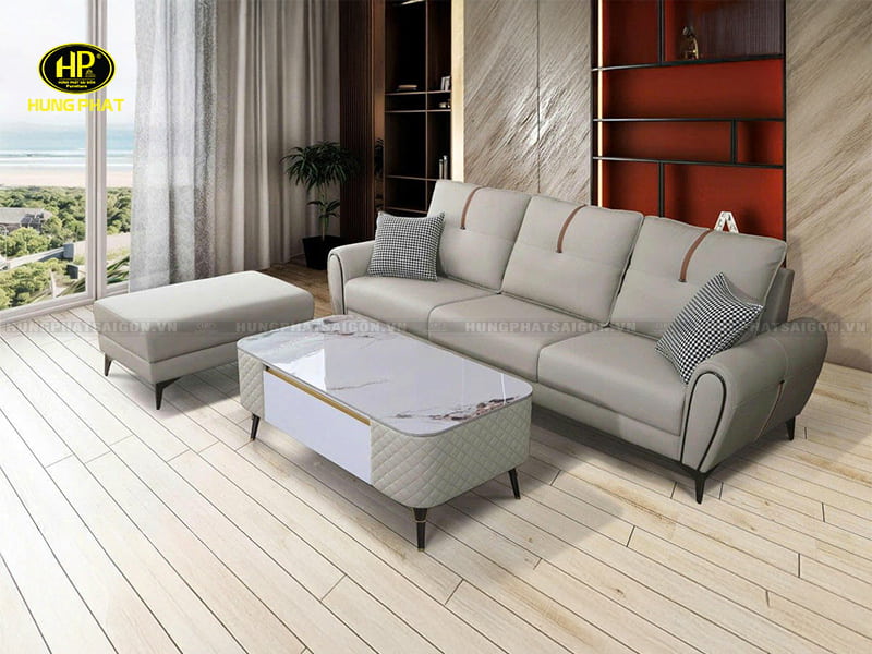 sofa da công nghiệp chống xước chống trầy vt-308-d