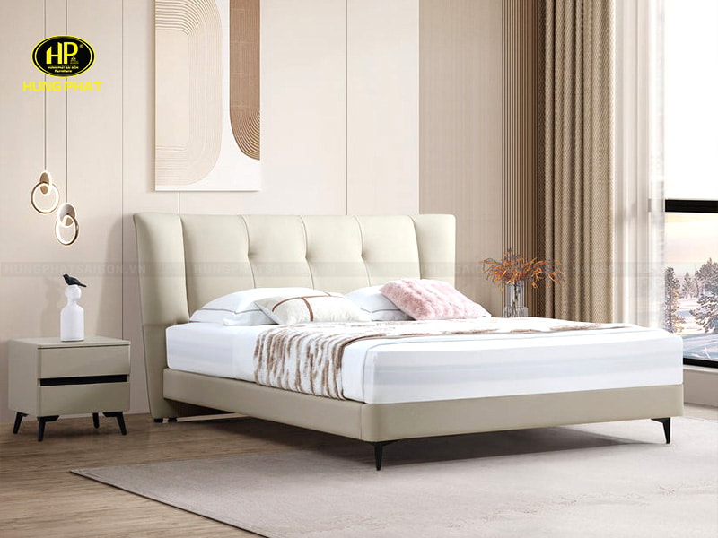 giường da hàn quốc nhập khẩu hiện đại gd-122