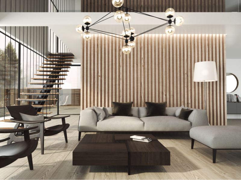 sofa chữ u da sinh thái