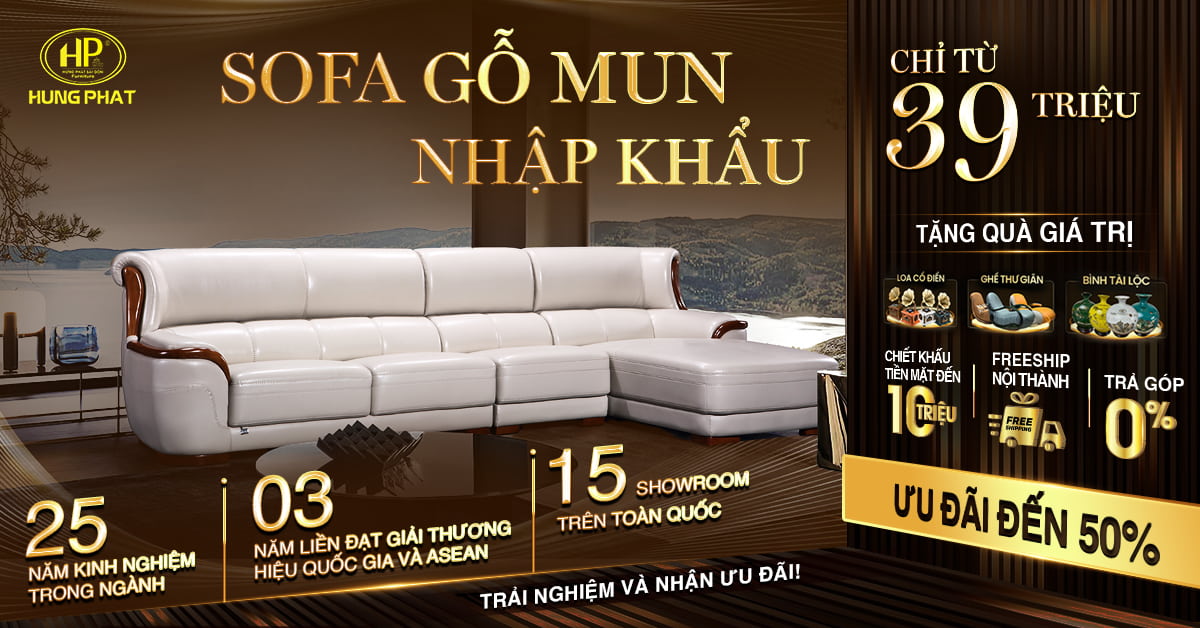 danh mục sofa gỗ mun