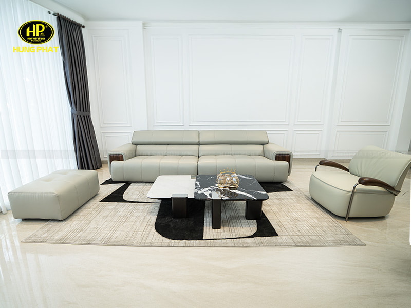 ghế sofa da dày domo 2322