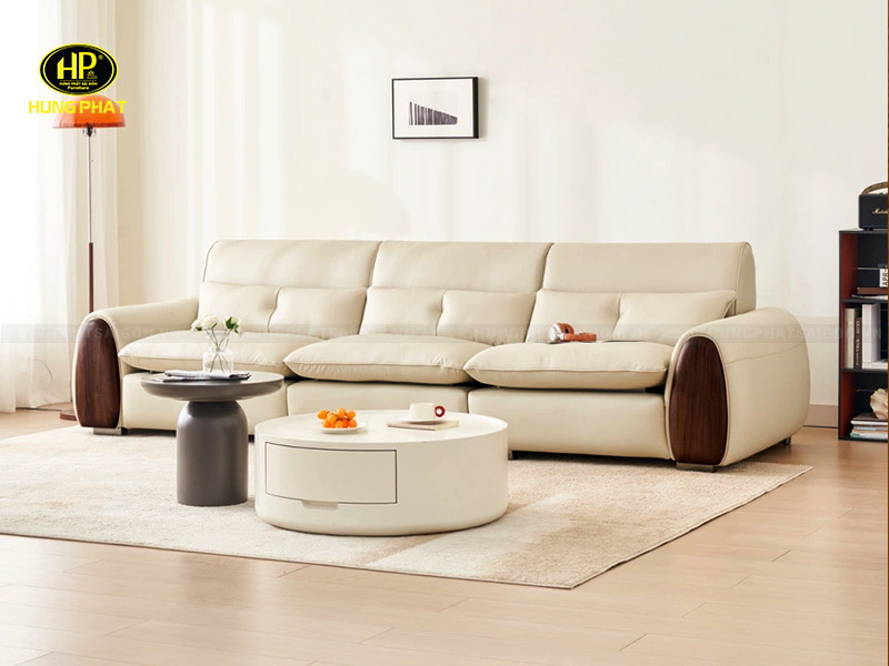 ghế sofa da thật thân thiện với môi trường sa262