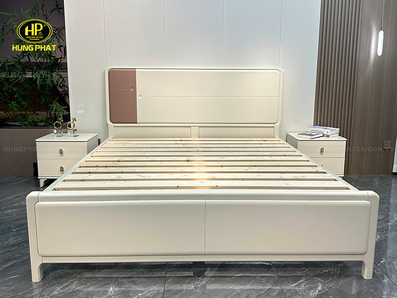 giường ngủ da sinh thái bền đẹp m1112