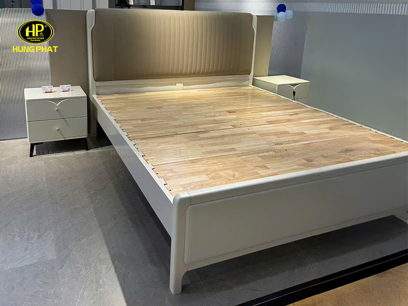 giường ngủ sang trọng da sinh thái m1301