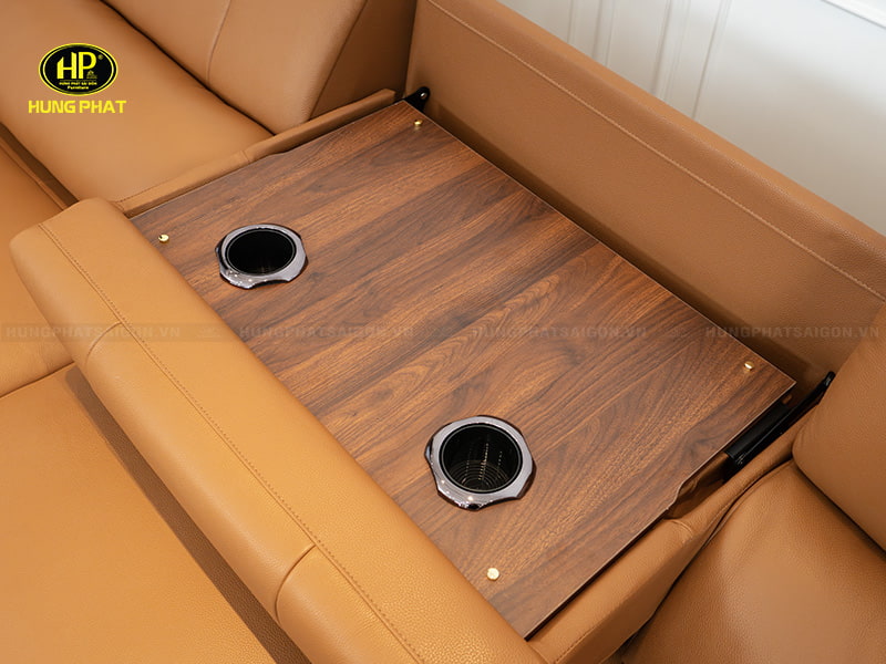 hàng ghế giữa có thể gập lại thành bàn sofa mento 6610