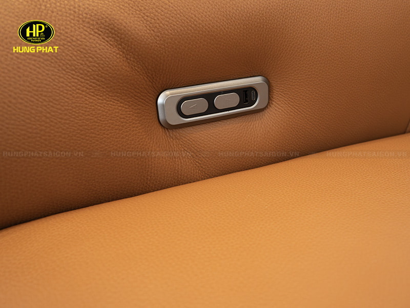 hệ thống chỉnh điện thư giãn trên sofa mento 6610