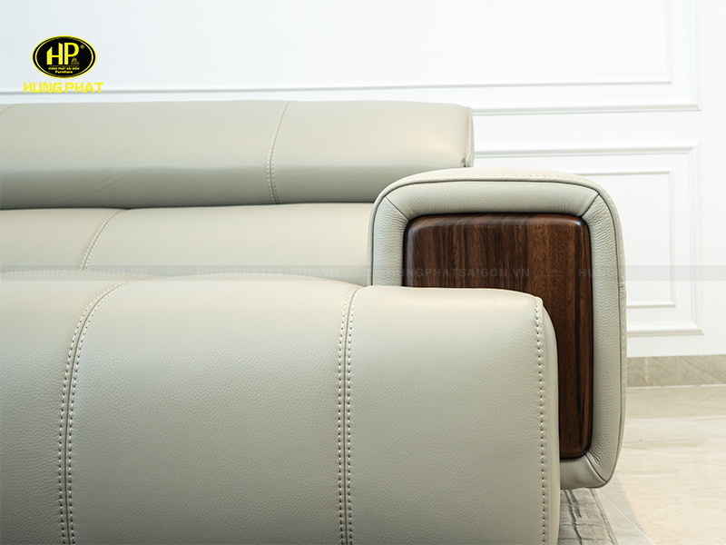 ốp viền gỗ mun sang trọng sofa domo 2322