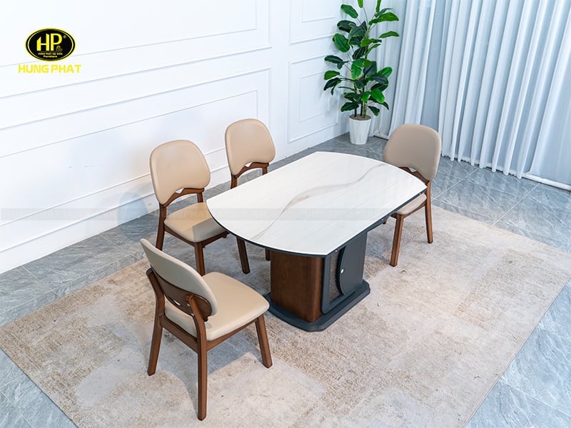 bàn ăn cơm s688 sở hữu kiểu dáng thanh lịch