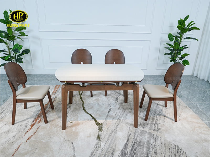 bộ bàn ghế ăn t-831 chụp tại showroom hưng phát sài gòn