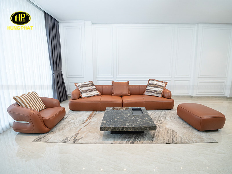ghế sofa da bò david10