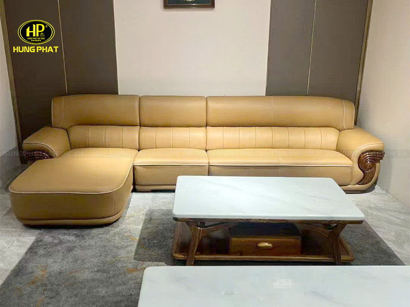 ghế sofa da bò tiếp xúc 2218