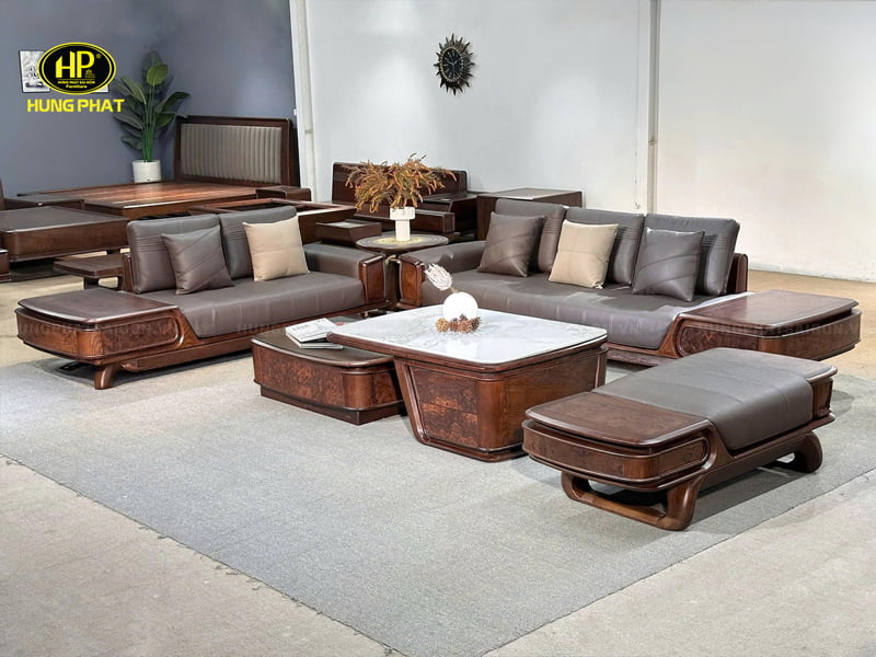 salon gỗ sồi sv-038