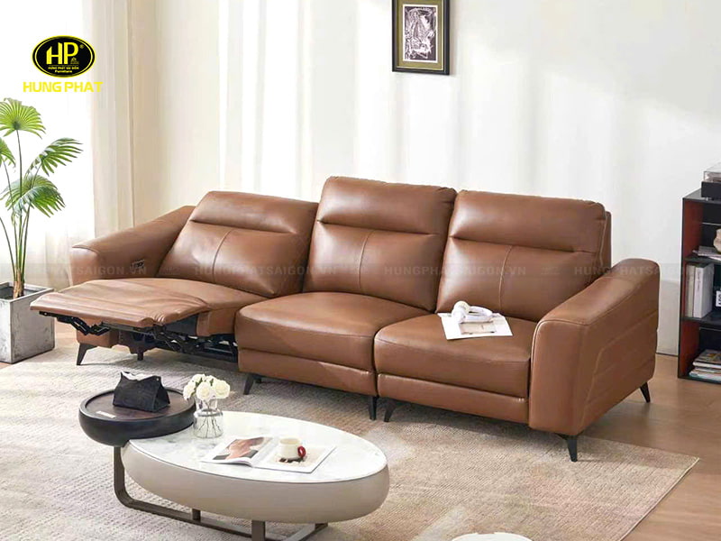 sofa thư giãn chỉnh điện da bò 188g