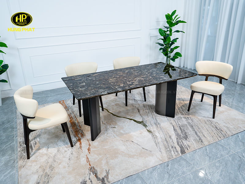 ảnh chụp thực tế bộ bàn ăn 6137 tại xưởng hưng phát sài gòn