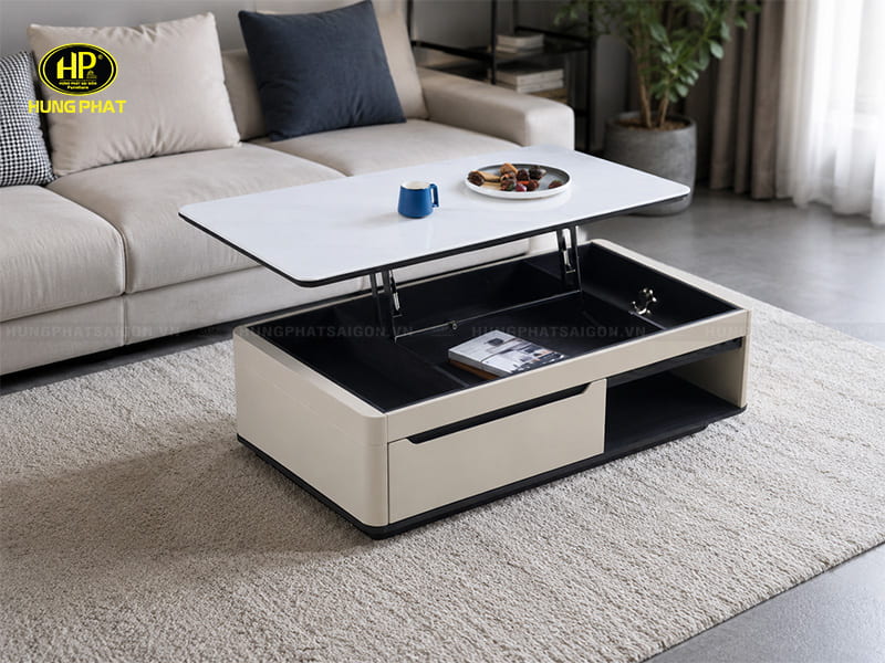 bàn trà sofa nâng hạ kiểu tối giản m618
