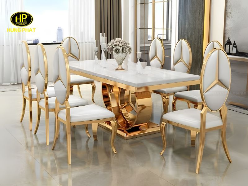 bộ bàn ăn 8 ghế hiện đại sang trọng VP-120