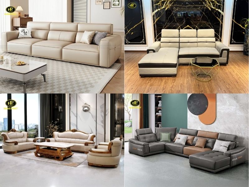 các kích thước sofa phòng khách phổ biến