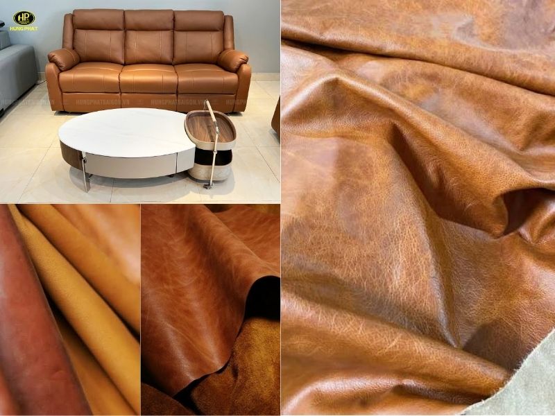 các loại da phổ biến cho sofa