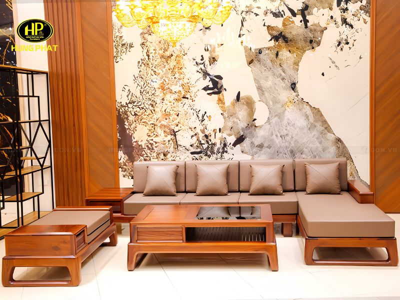 các loại kích thước sofa gỗ thông dụng