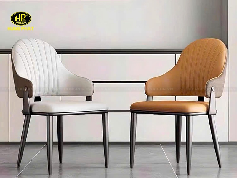ghế ăn bọc da hiện đại f506