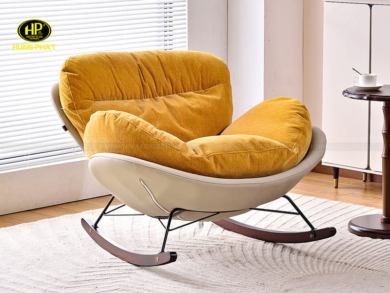 ghế thư giãn bập bênh vỏ trứng 031