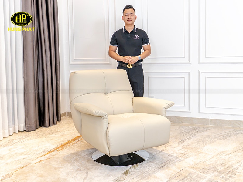 ghế thư giãn chân thép carbon d70