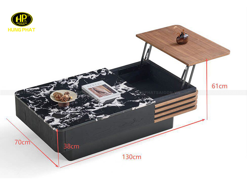 kích thước bàn trà sofa m616