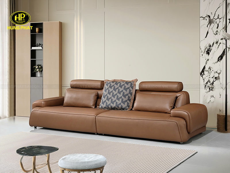 sofa băng da bò phòng khách hiện đại tp-k7790b