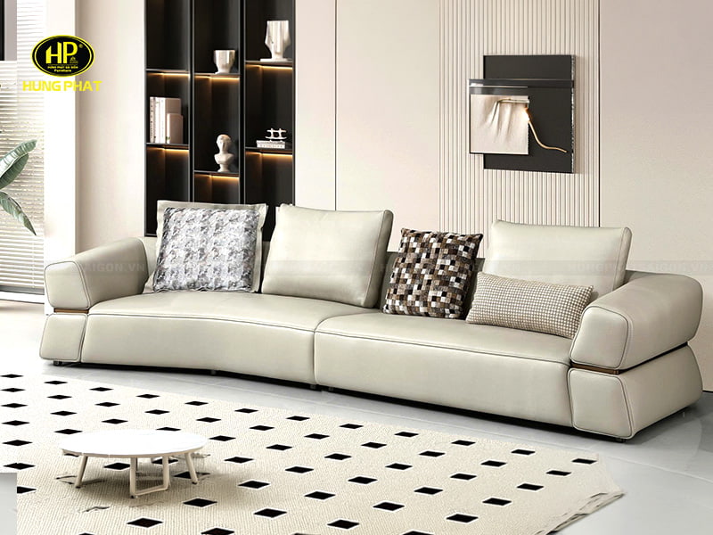 sofa da bò băng dài phòng khách sang trọng tp-k7792