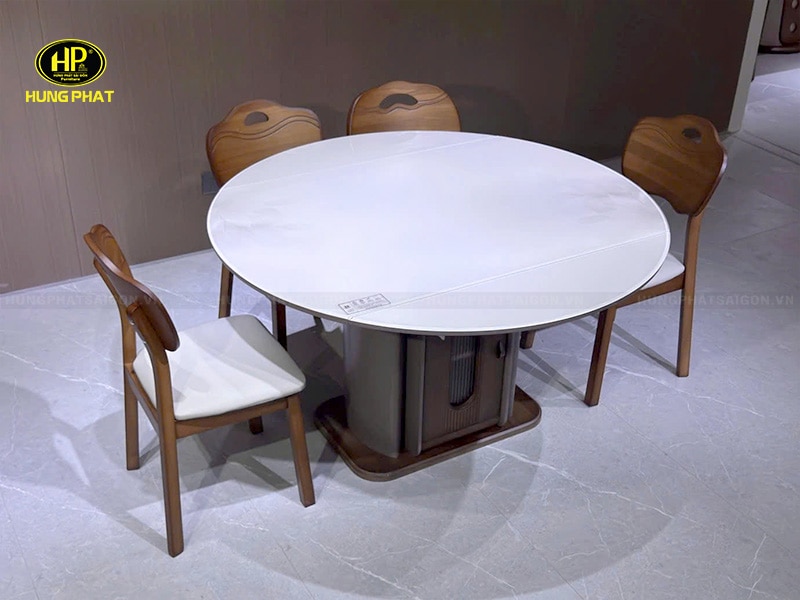 bộ bàn ghế phòng ăn xếp gọn mở rộng g15