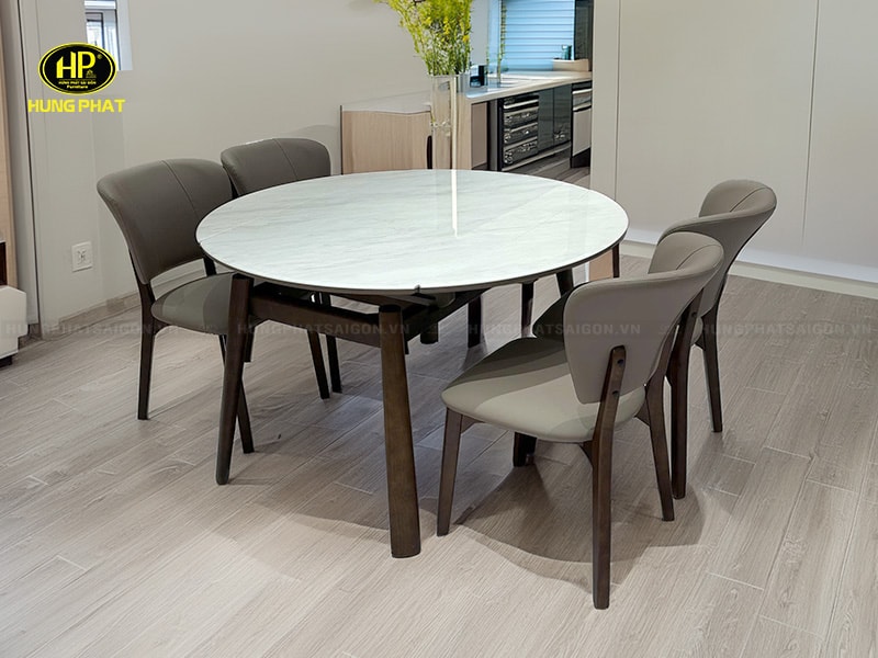bàn ăn mặt đá hiện đại 6130