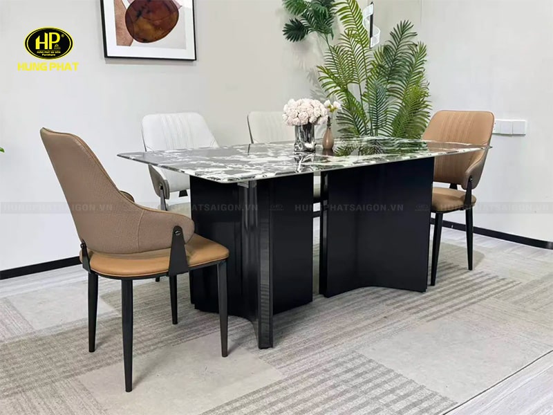 bộ bàn ăn đẹp hiện đại nhập khẩu ba-70