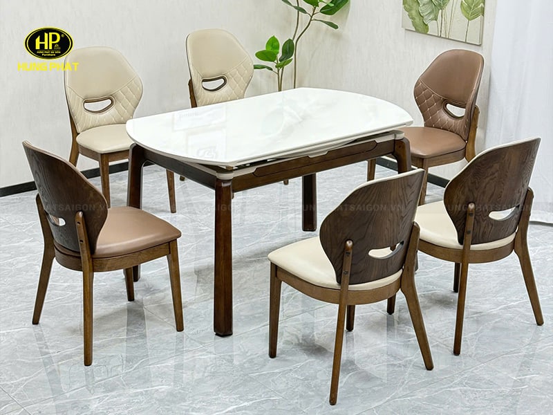 bộ bàn ăn mở rộng thông minh r513-b02