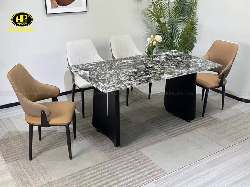 bộ bàn ghế ăn cơm nhập khẩu cao cấp ba-x02