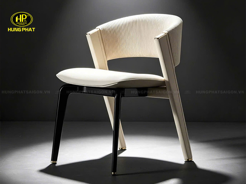 ghế ăn nhập khẩu bọc da bò cao cấp ga-53