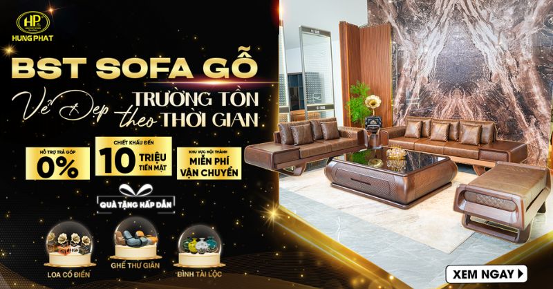 ghế sofa gỗ