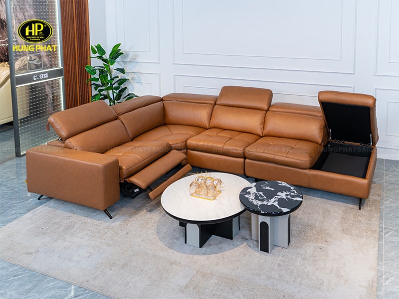 sofa góc l chỉnh điện thư giãn hiện đại u51785m