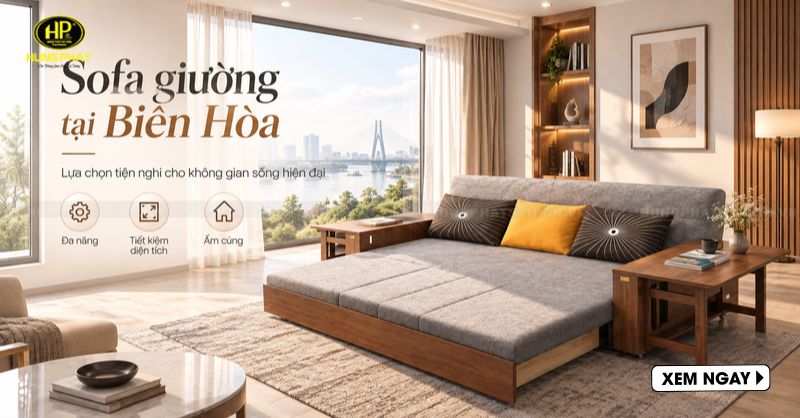 Sofa giường Biên Hòa tận Xưởng, miễn phí vận chuyển nội thành