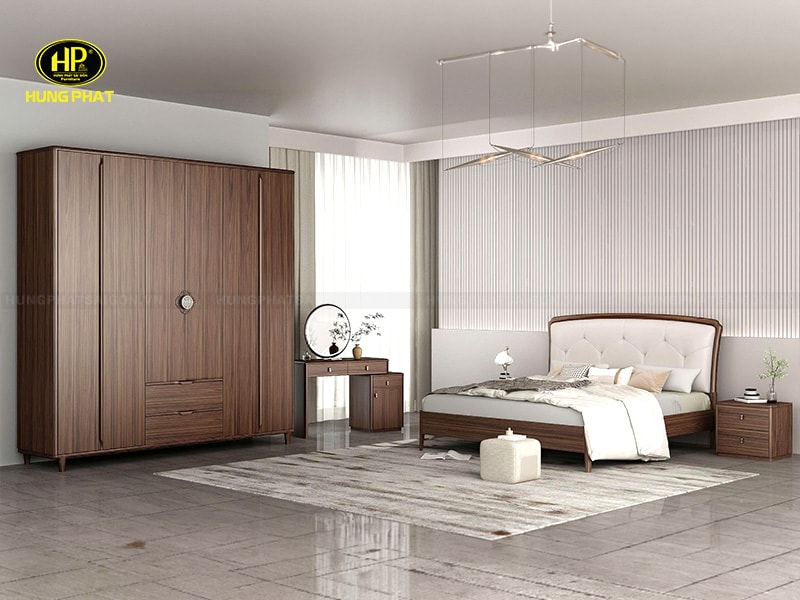 trọn bộ nội thất giường tủ phòng ngủ tp-t81