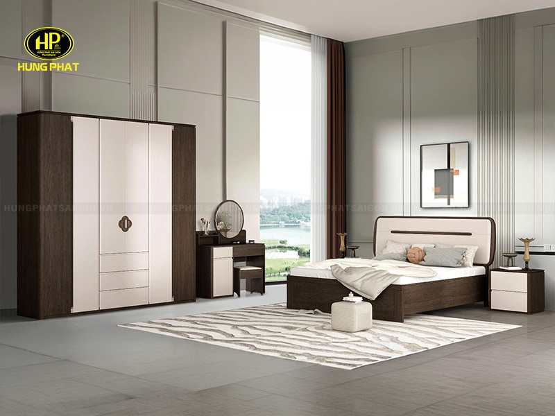 trọn bộ nội thất phòng ngủ hiện đại tp-2608