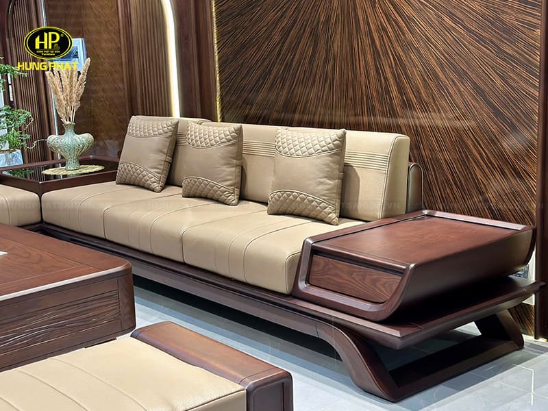 băng ghế 3 bộ salon gỗ sồi sl-032