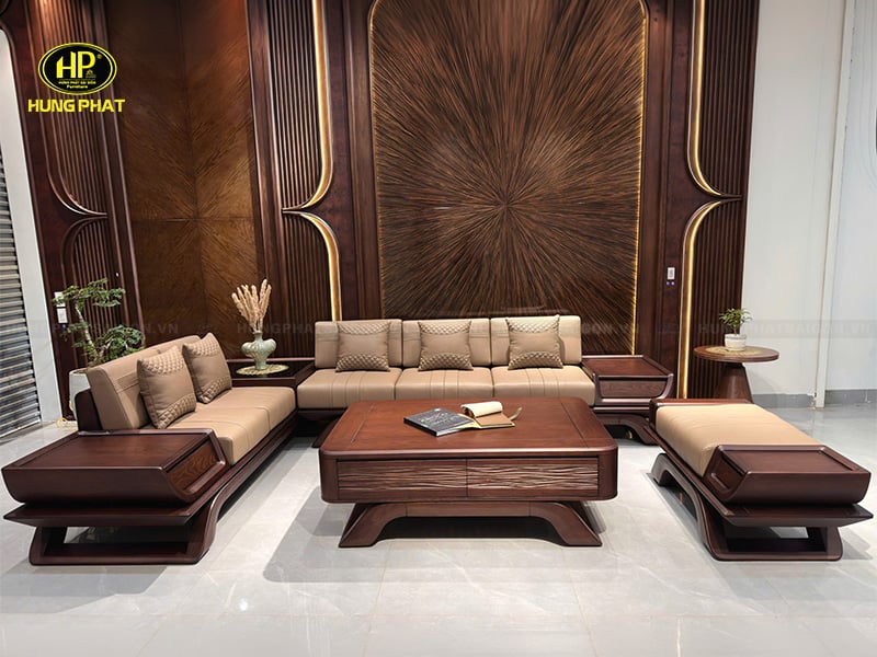 bộ salon sồi nga nhập khẩu sl-032