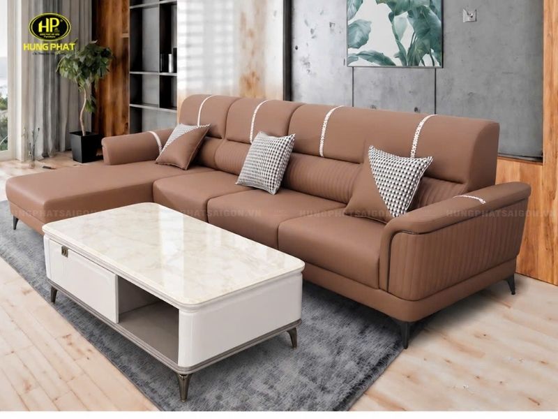 ghế sofa da microfiber goc l vt 209a